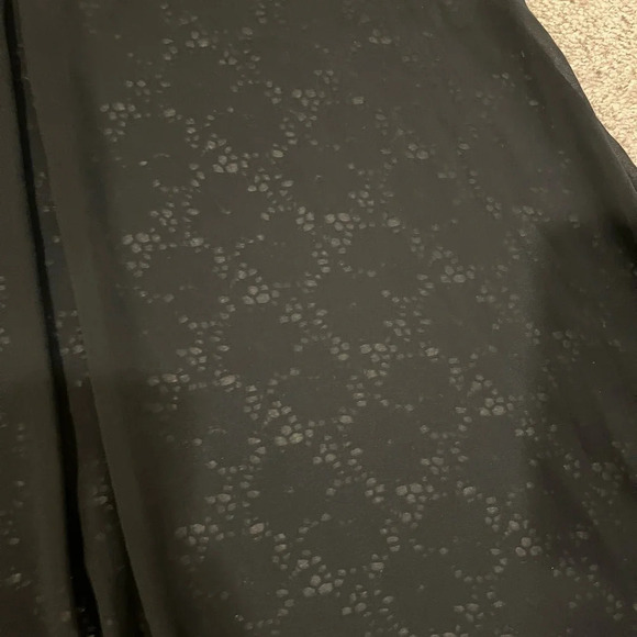 Lane Bryant Crew Neck Sheet Yoke Lace Blouse - Picture 7 of 7